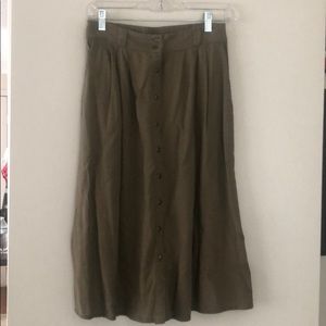 Button down skirt